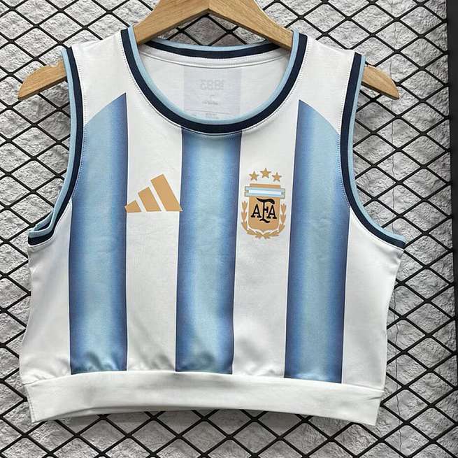 Argentina 2026 World Cup Home Girl's Vest size S-XL