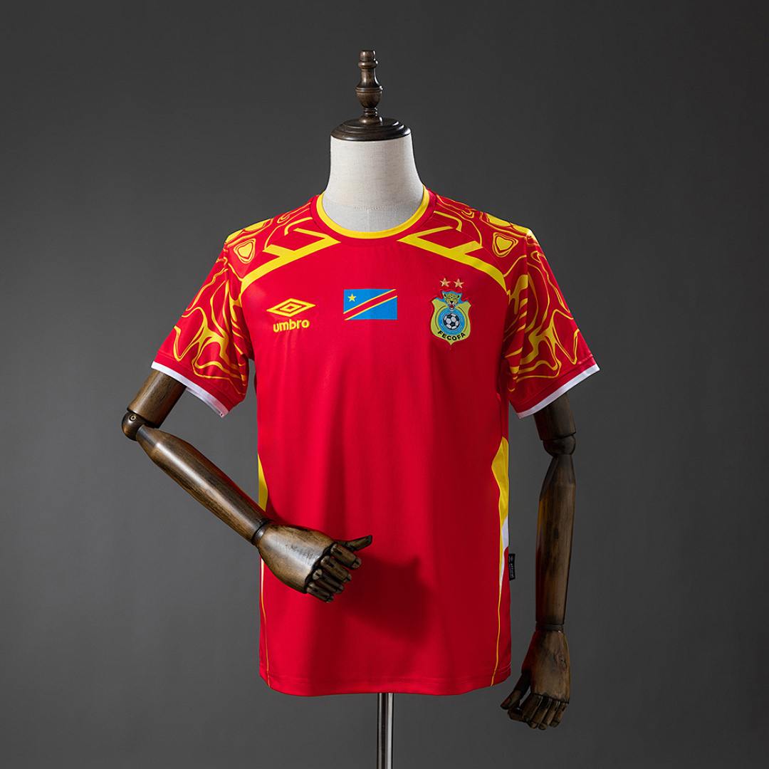 Congo 2026 Red Jersey S-4XL