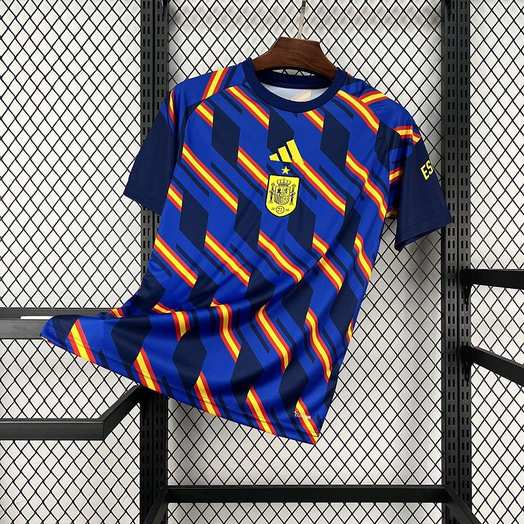 Mens Spain 2026 World Cup Pre-match Jersey S-4XL