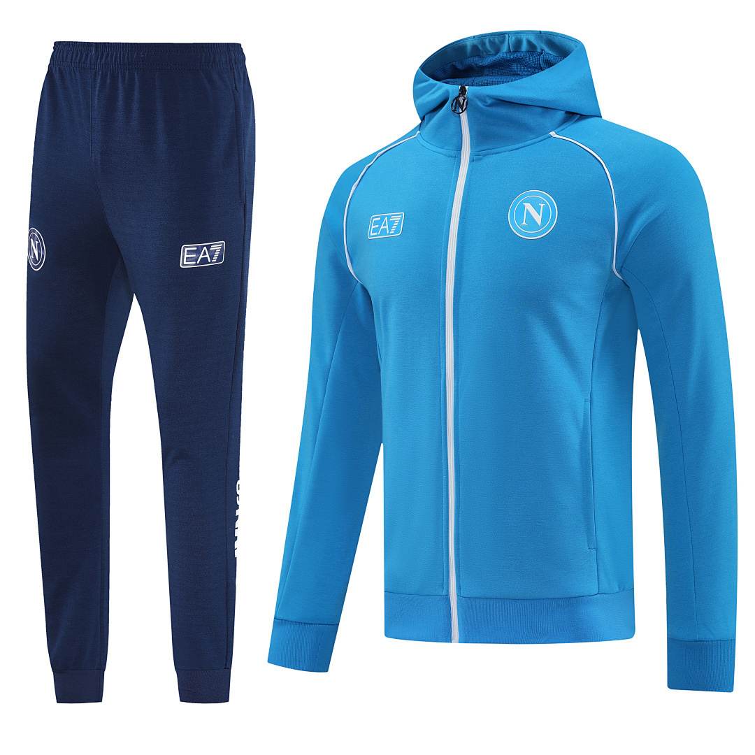 Napoli 2025-26 Blue hooded training suit S-XXL