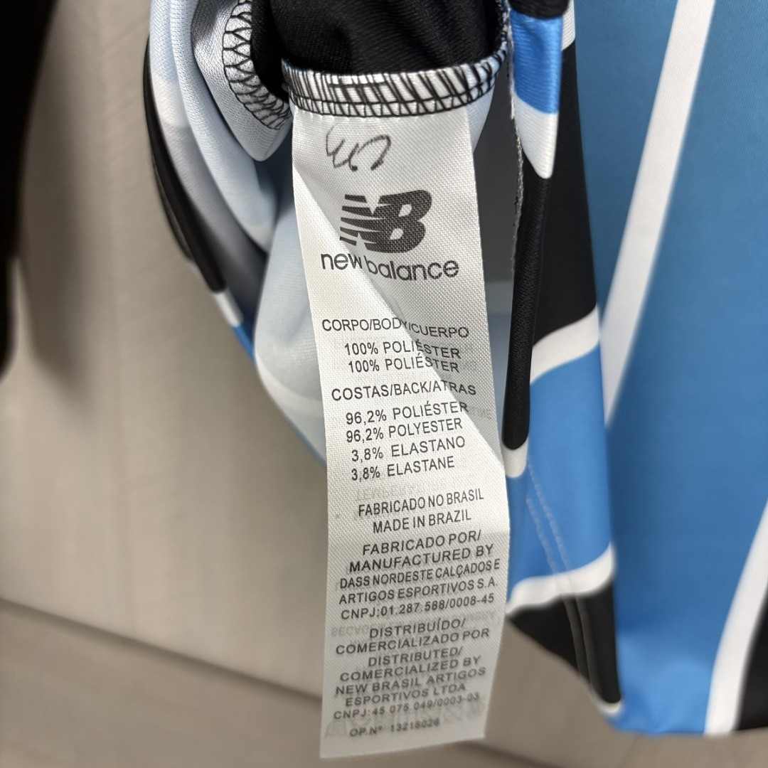 2026/27 Gremio Home Long Sleeve Soccer Jersey Size S-4XL