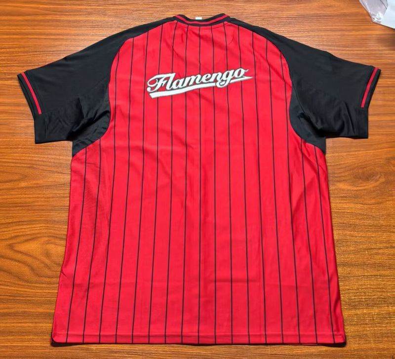 25-26 Flamengo red baseball jersey