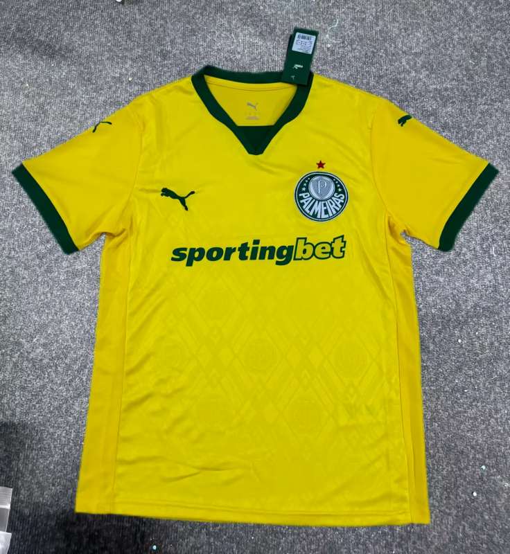 25-26 Palmeiras Third Away yellow soccer jersey