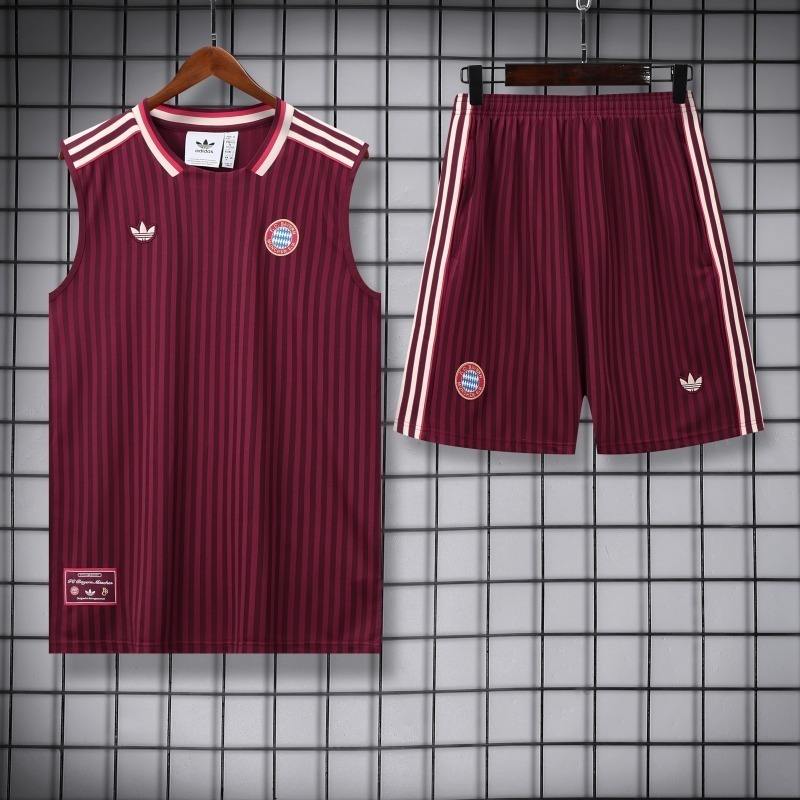 25-26 Bayern Red Vest Suit