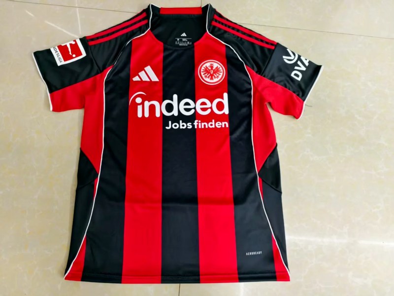 25-26 Frankfurt home soccer jersey