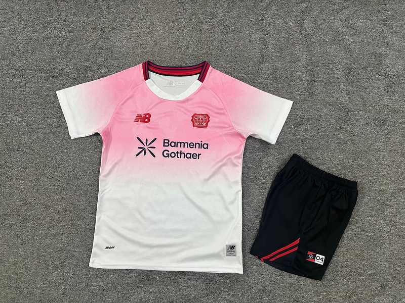 25-26 Leverkusen Away kid kit