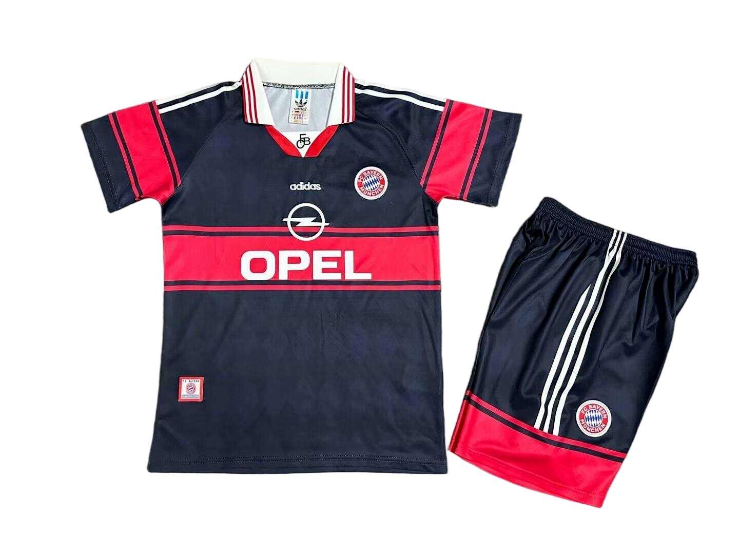 97-99 Kids Retro FC Bayern Home Kit