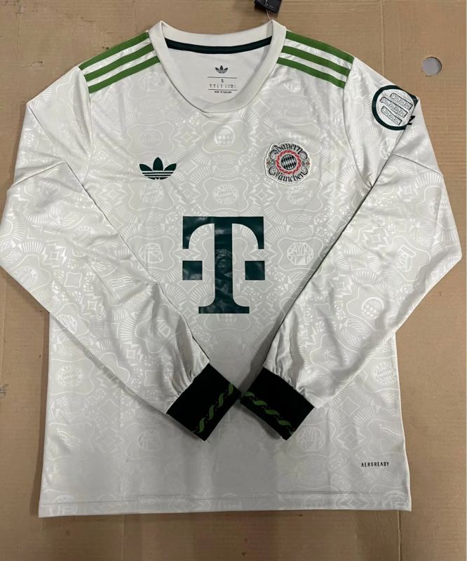 Bayern Munich 2025/26 Oktoberfest long sleeves soccer jersey S-2XL