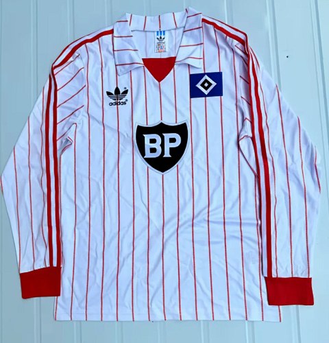 Hamburger SV 1982/83 Home Long Sleeve Retro Jersey