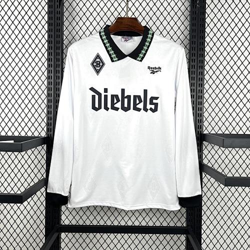 Retro 1995-96 Borussia Monchengladbach Home Long Sleeve Jersey