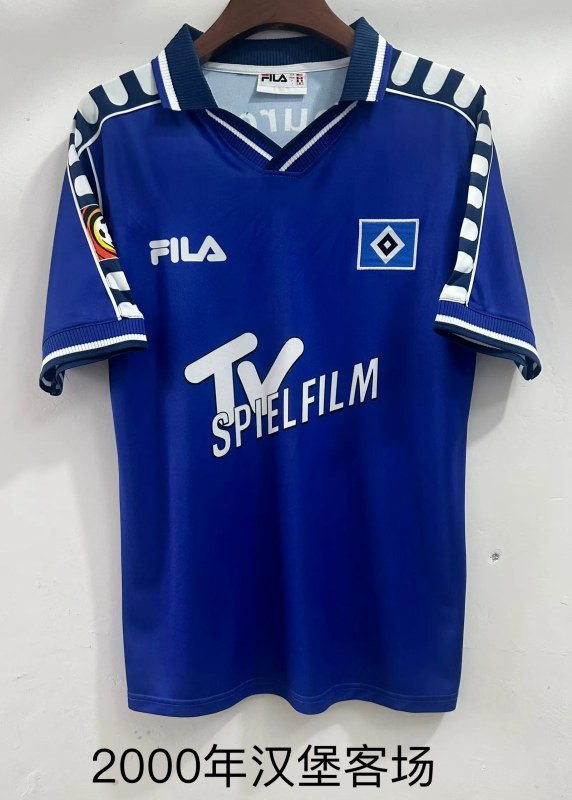 Retro 2000 Hamburger away soccer jersey