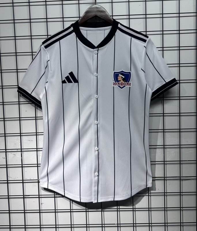 Colo Colo 2025/26 White baseball Jersey