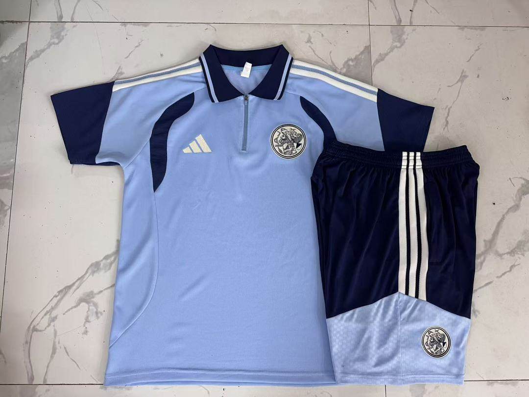 2026/27 Ajax Sky Blue Polo Suit S-2XL