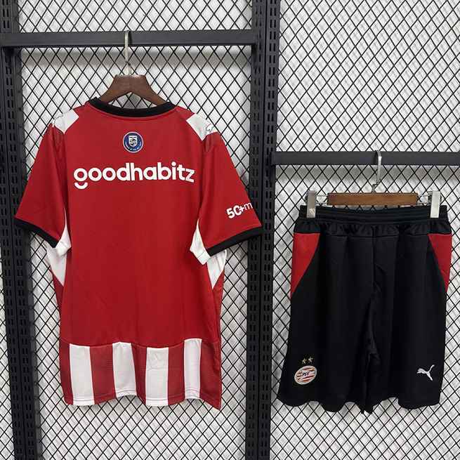 2026/27 PSV Eindhoven Home Kids Kit Soccer Jersey Size 16-28