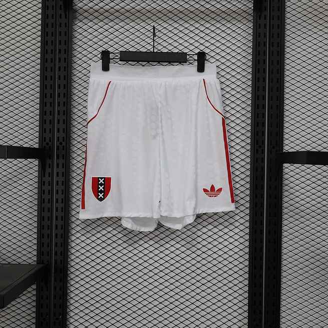 25-26 Ajax 125th white player version shorts