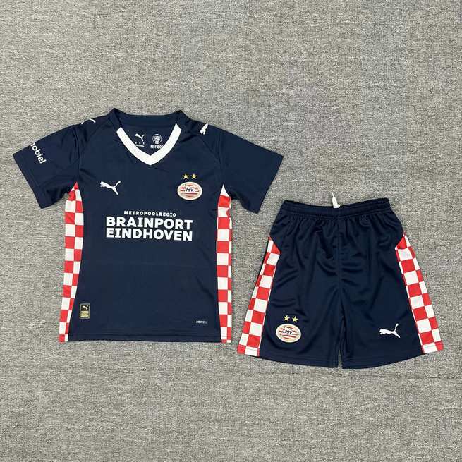 25-26 PSV Eindhoven away soccer jersey size 16-28