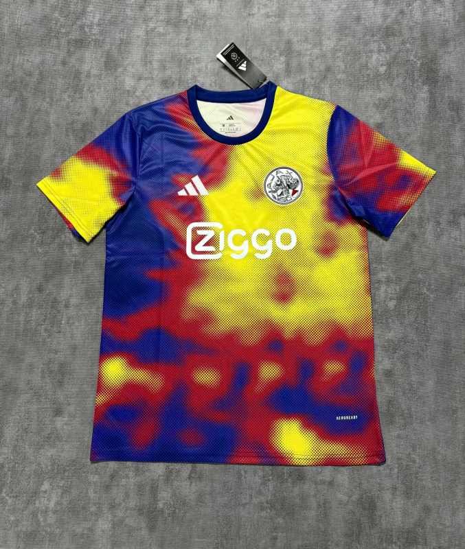 Ajax 2025/26 blue orange Pre-Match Jersey