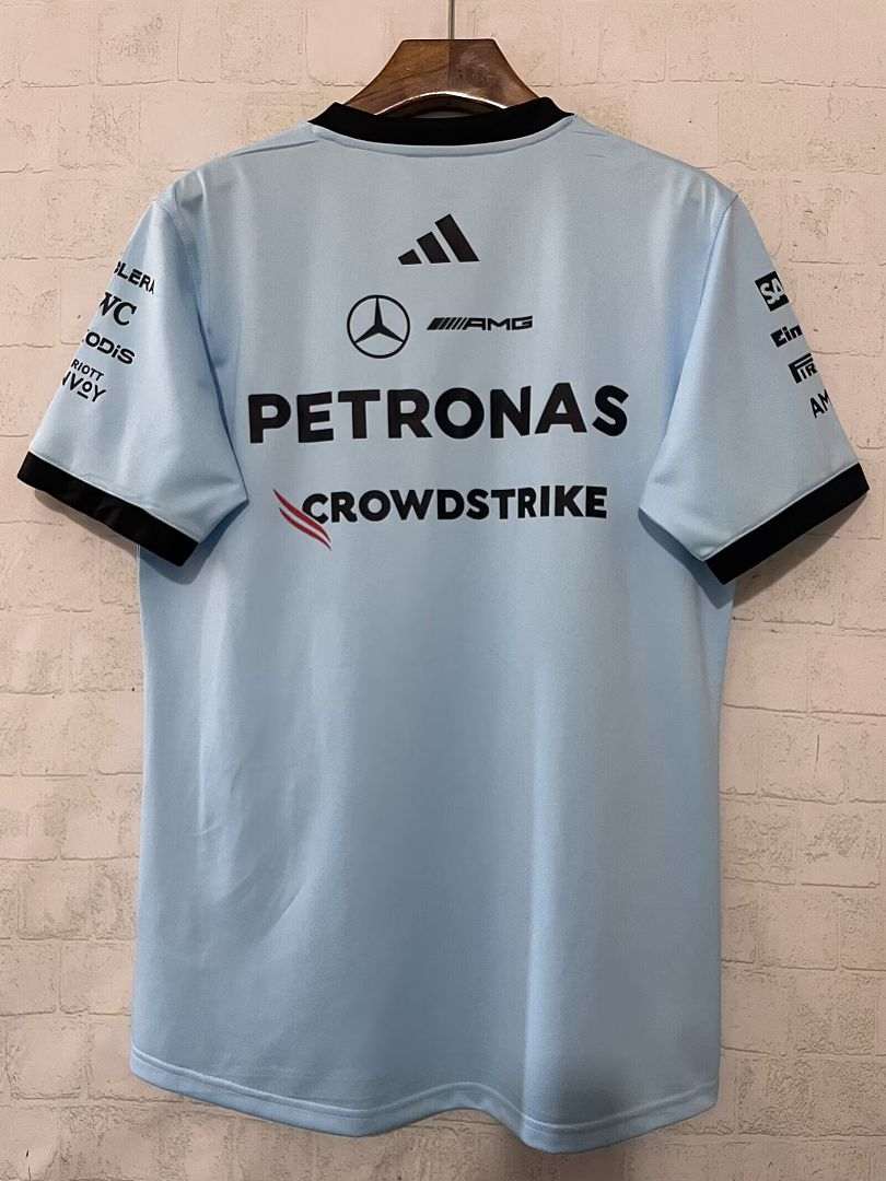 2026 Mercedes Sky Blue F1 Jersey S-5XL