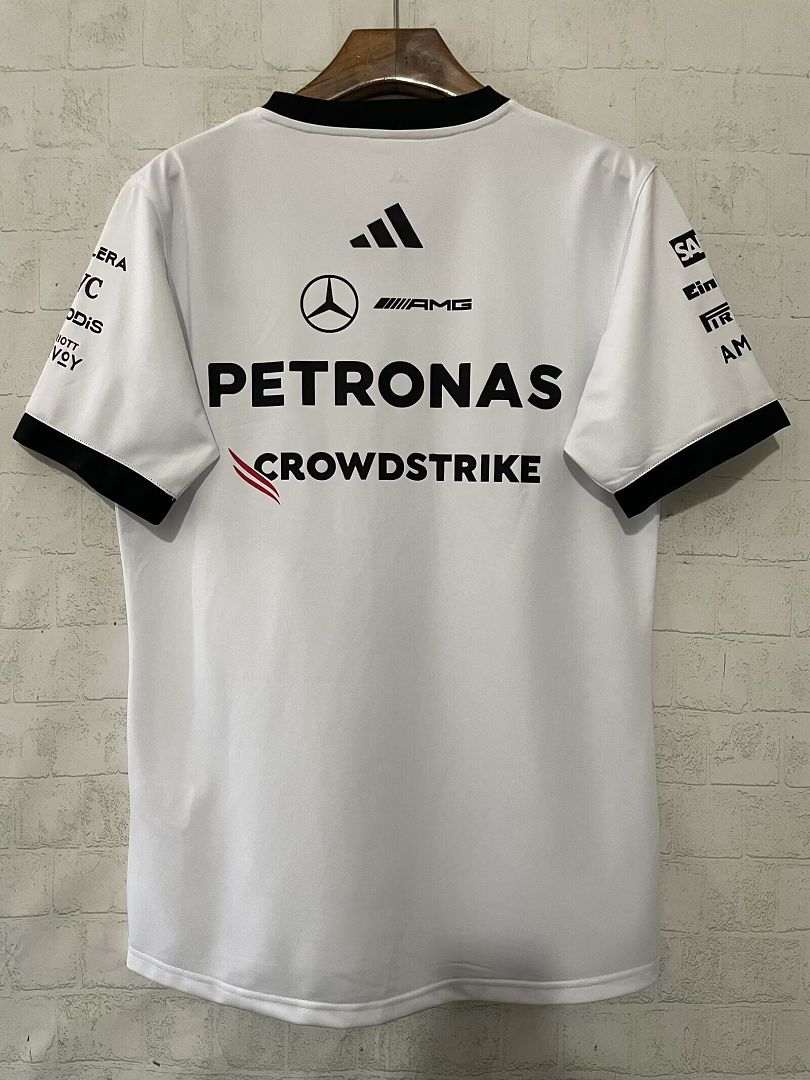 2026 Mercedes White F1 Jersey S-5XL