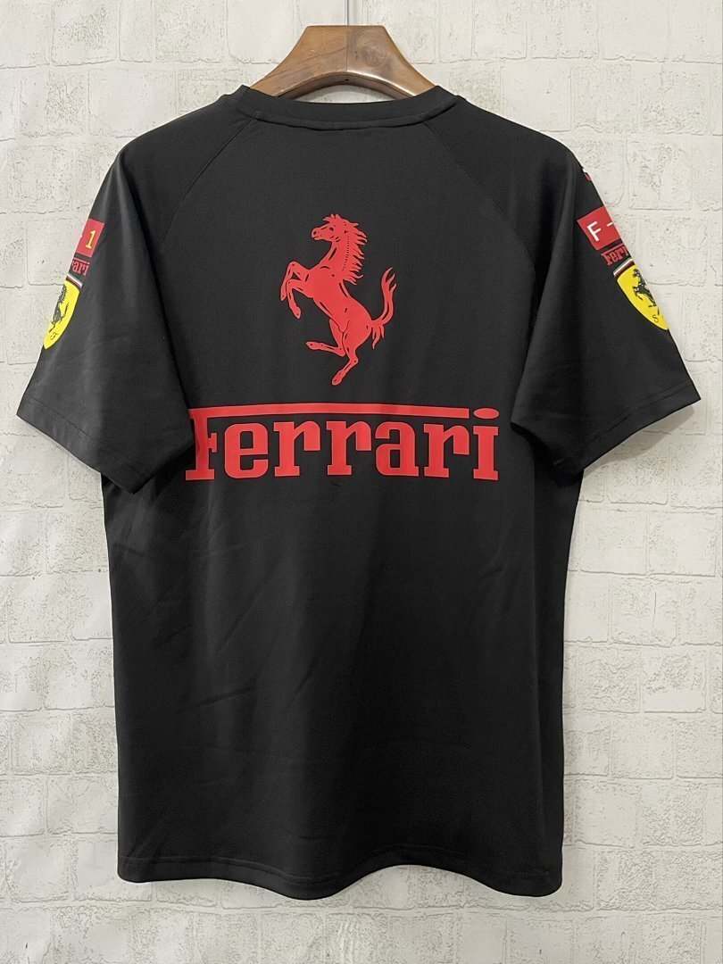Ferrari 2025 black F1 shirt S-3XL