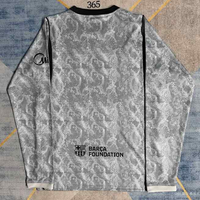 2026/27 Barcelona Gray Goalkeeper Long Sleeve Soccer Jersey S-4XL