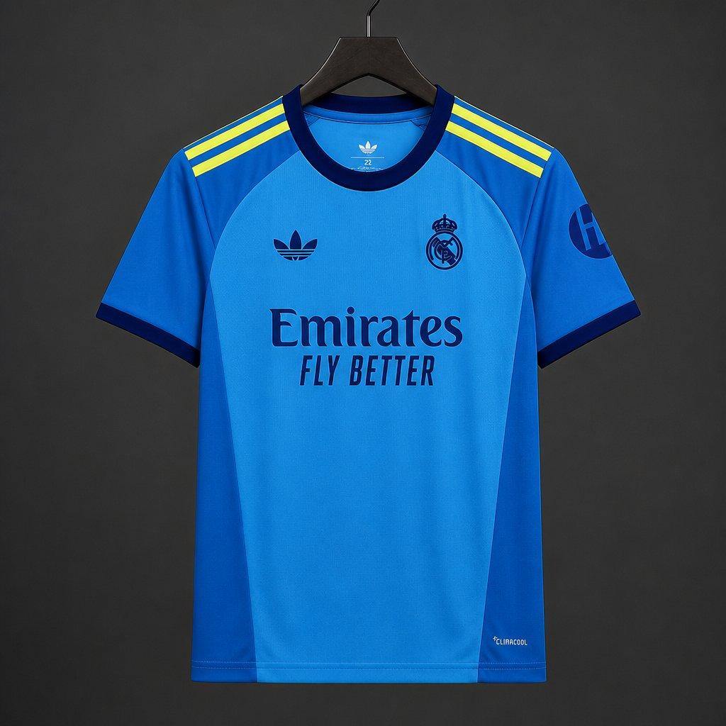 2026/27 Real Madrid Blue Goalkeeper Soccer Jersey S-2XL