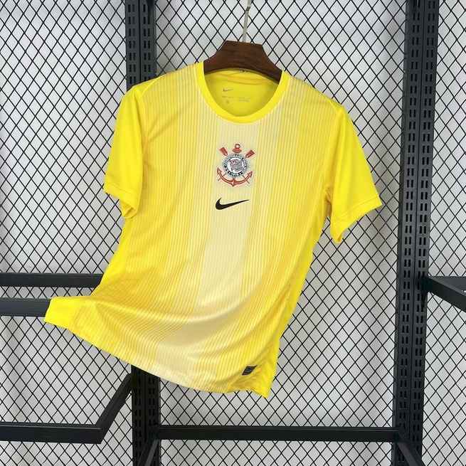 25-26 Corinthians Yellow goalkeeper Jersey