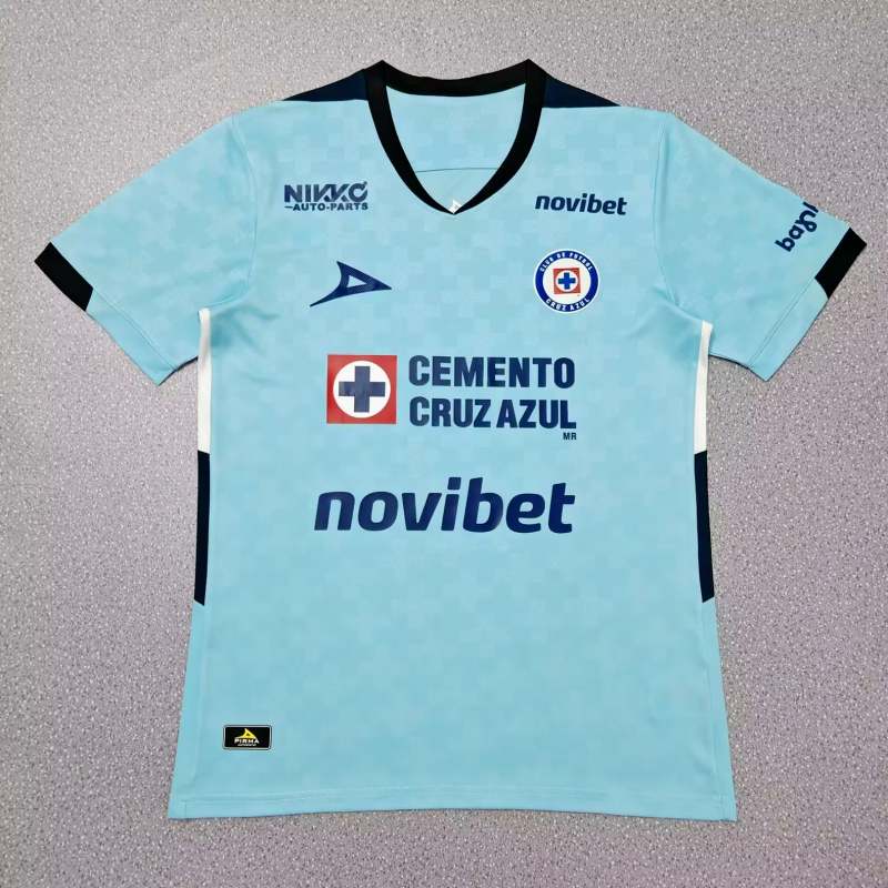 25-26 Cruz Azul blue Goalkeeper soccer jersey