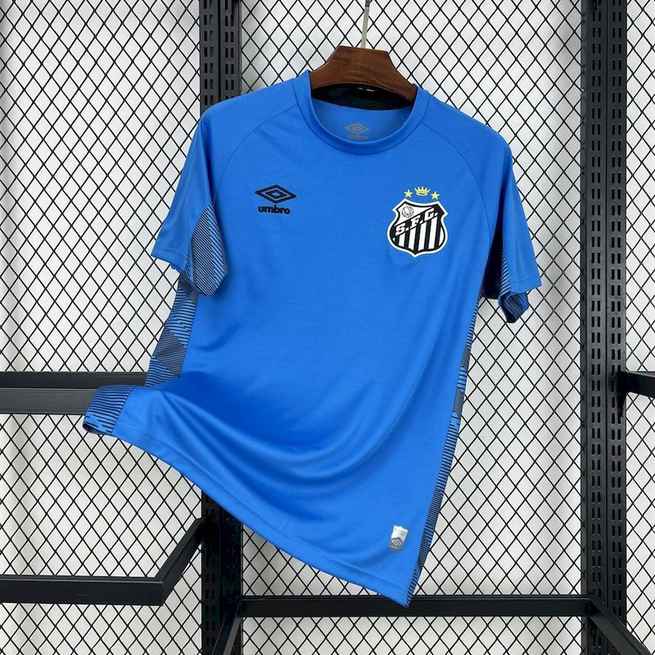 25-26 Santos blue goalkeeper jersey