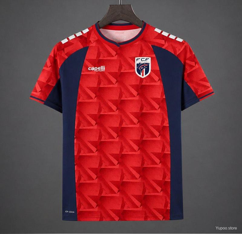 Cape Verde 2026 World Cup Wine Goalkeeper Santiago Jersey S-4XL