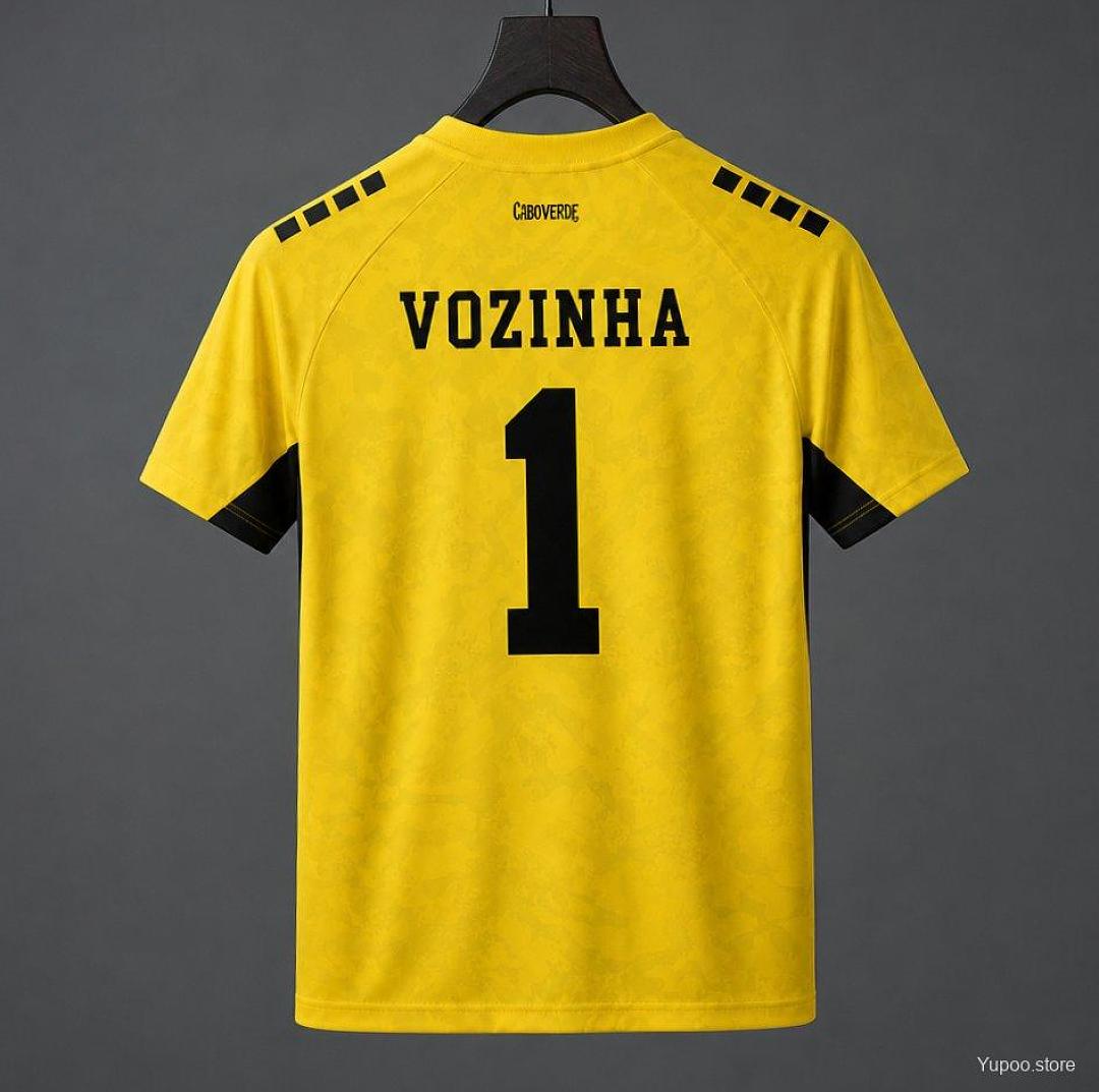 Cape Verde 2026 World Cup Yellow Goalkeeper Vozinha Jersey S-4XL