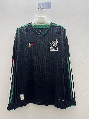 Mexico 2026 World Cup Black Goalkeeper Long sleeve soccer jersey S-4XL