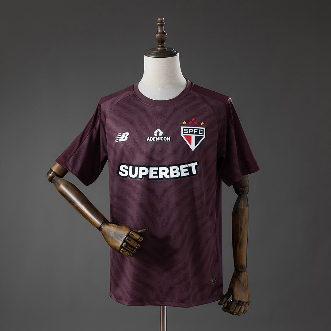 Sao Paulo 26/27 Goalkeeper Jersey - Deep Burgundy S-4XL