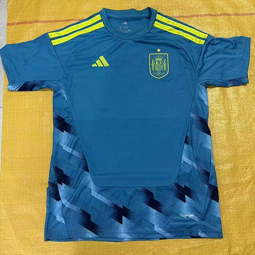 Spain 2026 World Cup Blue Goalkeper Jersey