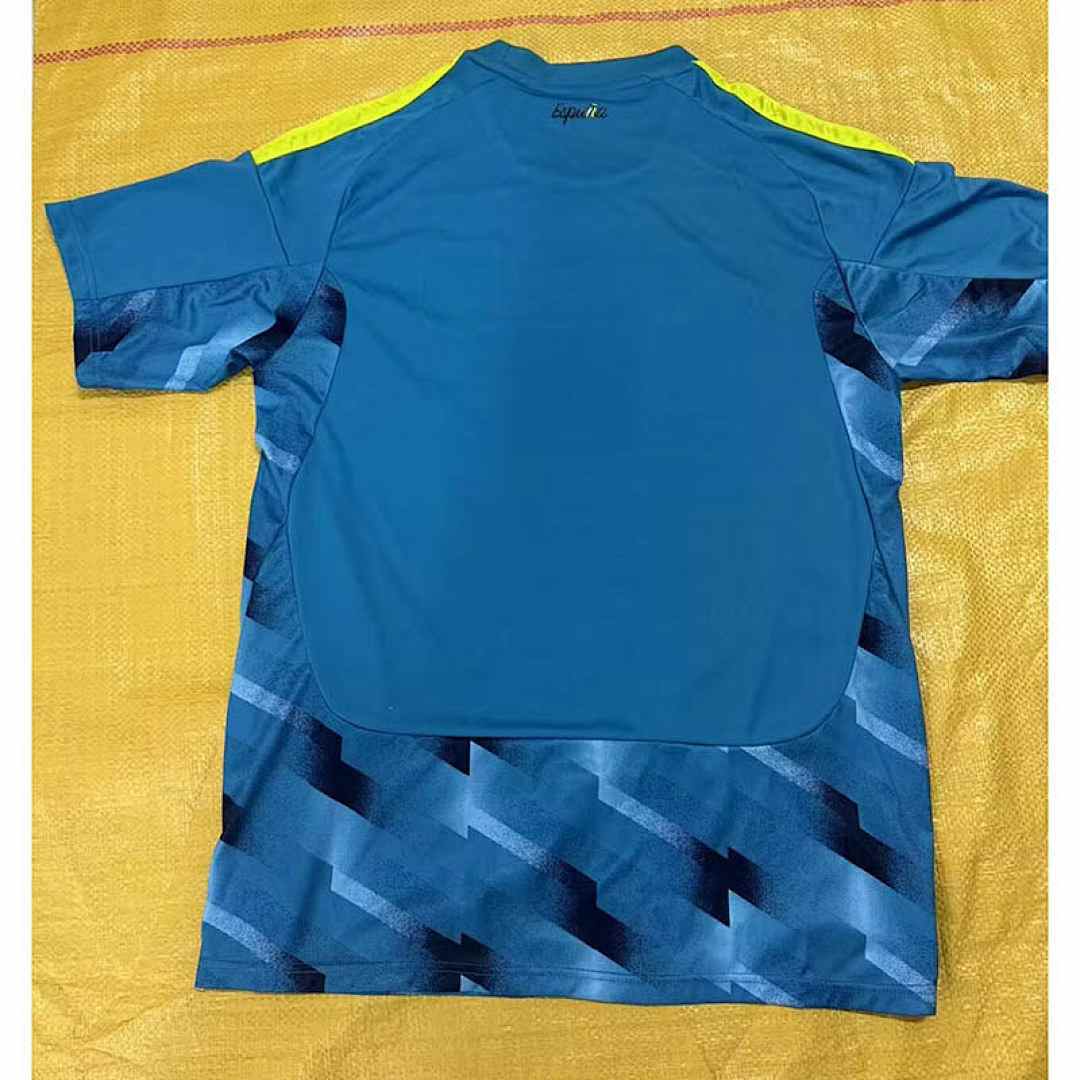 Spain 2026 World Cup Blue Goalkeper Jersey