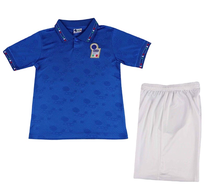 1994 Kids Retro Italy Home Kit