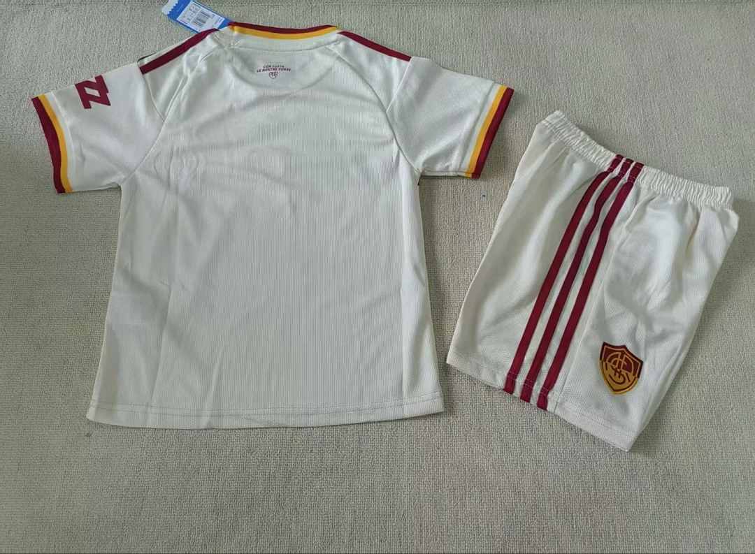2026/27 AS Roma Away Kids Kit Soccer Jersey 16-28