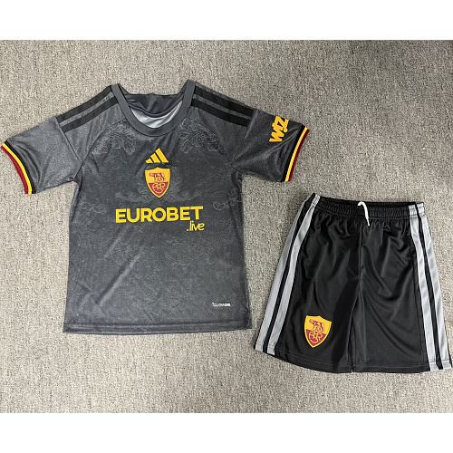 2026/27 AS Roma Third Away Kids Kit Soccer Jersey 16-28