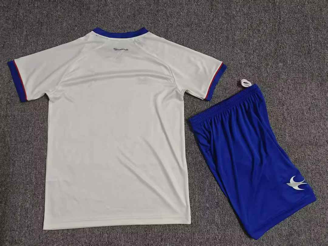 2026/27 Cardiff City Away Kids Kit Soccer Jersey Size 16-28