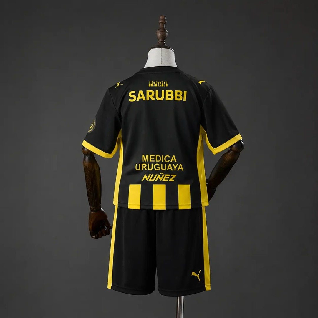 2026/27 Club Atlético Peñarol Home Kids Kit Soccer Jersey 16-28
