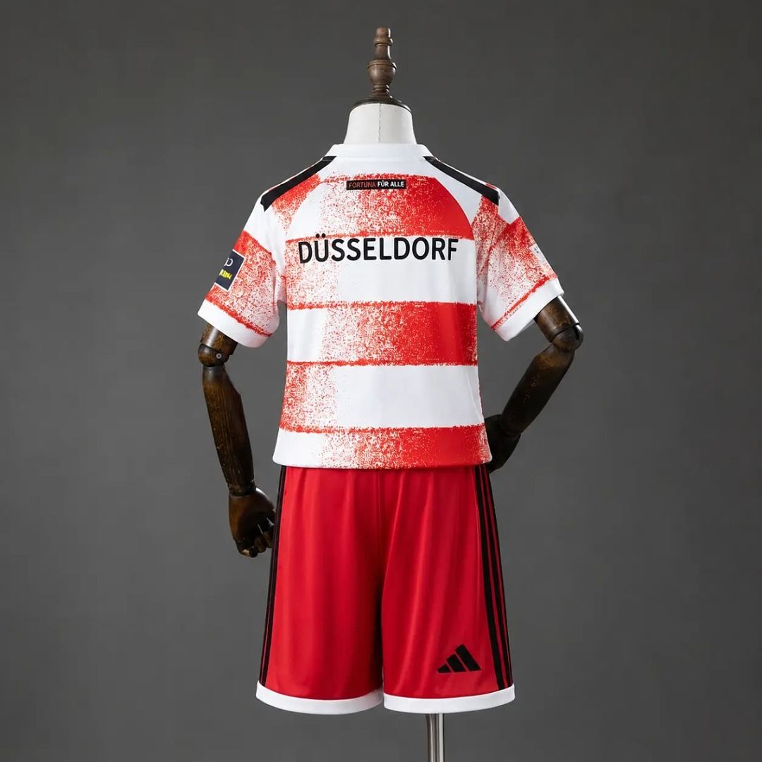2026/27 Fortuna Düsseldorf Home Kids Kit Soccer Jersey 16-28