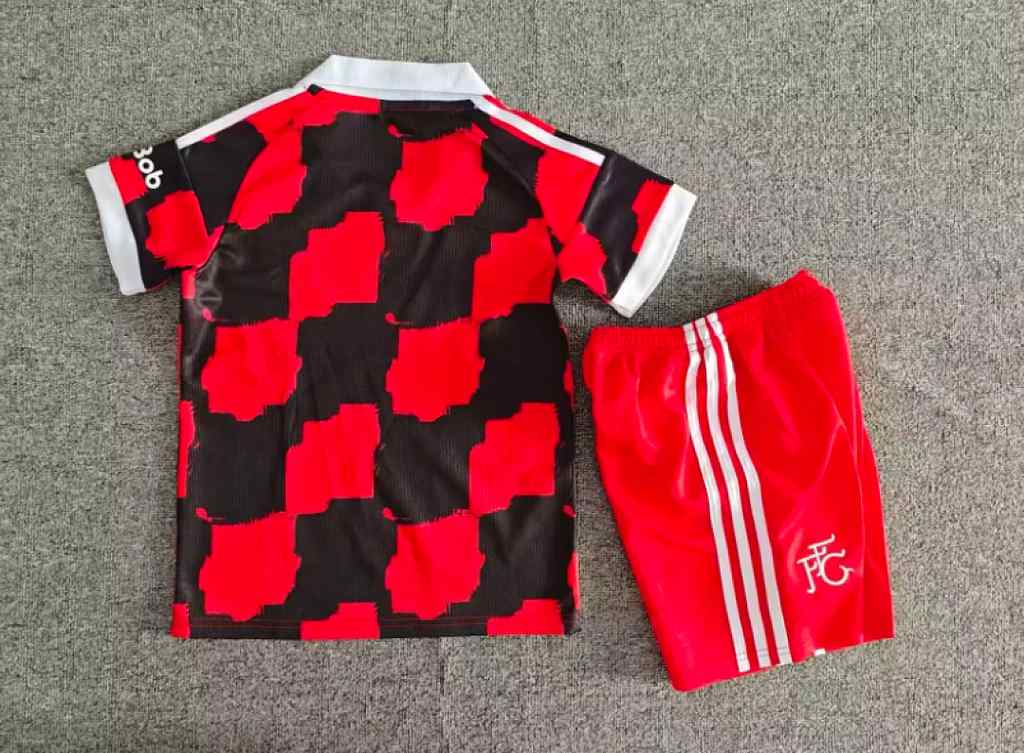 2026/27 Fulham Away Kids Kit Soccer Jersey Size 16-28