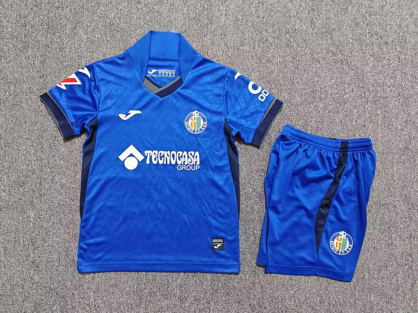 2026/27 Getafe Home Kids Kit Soccer Jersey Size 16-28