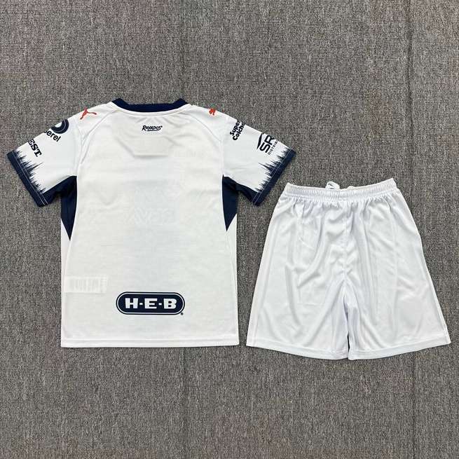2026/27 Monterrey Away Kids Kit Soccer Jersey Size 16-28