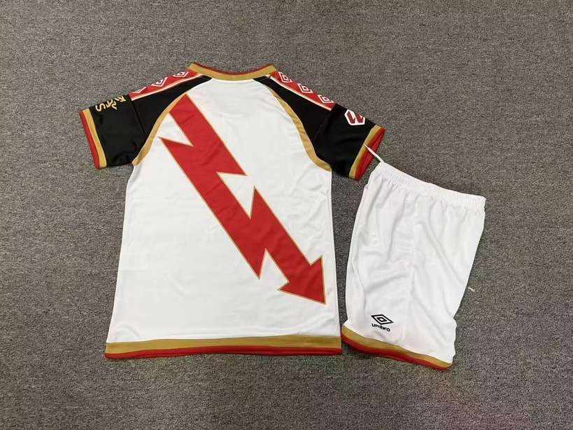 2026/27 Rayo Vallecano Home Kids Kit Size 16-28