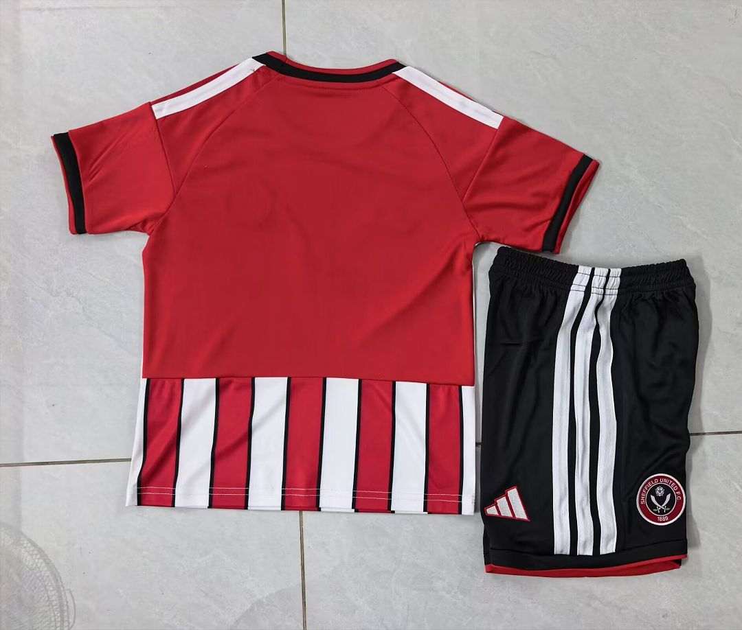 2026/27 Sheffield United Home Kids Kit Soccer Jersey 16-28