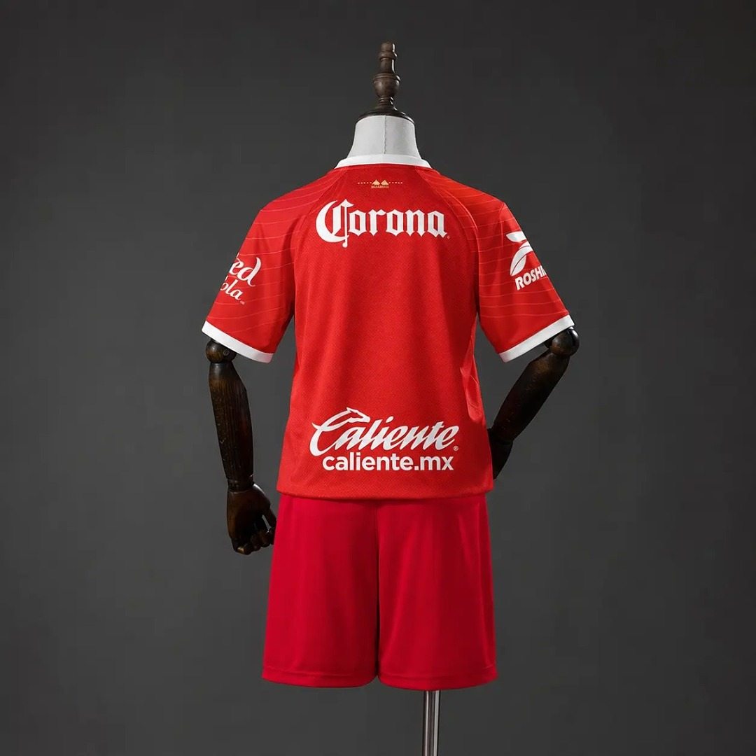2026/27 Toluca FC Home Kids Kit Soccer Jersey 16-28