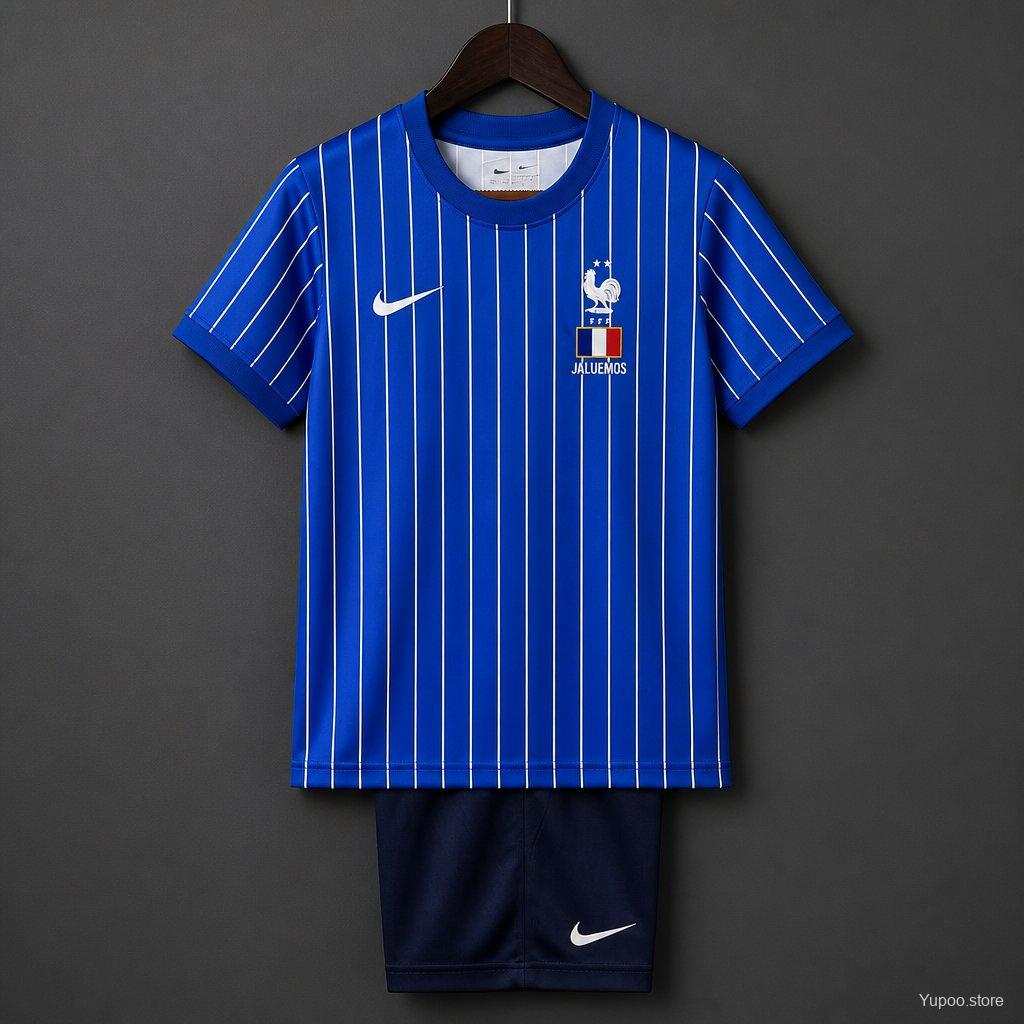 2026 France x Jacquemus World Cup Kids Pre-Match Jersey Kit Size 16-28