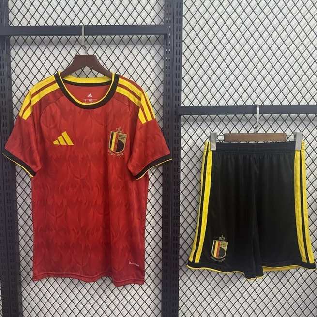 2026 Kids Belgium Home Kit World Cup
