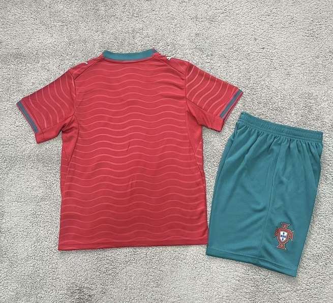 2026 Kids Portugal Home Kit World Cup